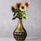 Uniquewise Teardrop Shape Table Flower Vase with Black Honeycomb Design for Dining Table, Living Room QI004249 - alternate 5
